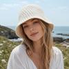Ear Protection Bucket Hat Coldproof Knitted Fisherman Hat Fashion Warm Cap  for Women