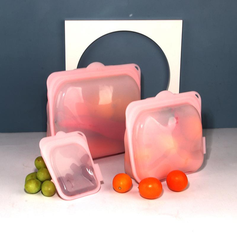 Food-grade Silicone Preservation Bag Refrigerator Anti-serial Sealing Bag Can Be Boiled Food Portioning Bag