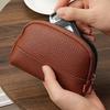 1pcs Vintage PU Coin Purse Zipper Mini Wallet Key Card Holder Portable Clutch Pouch for Daily Use