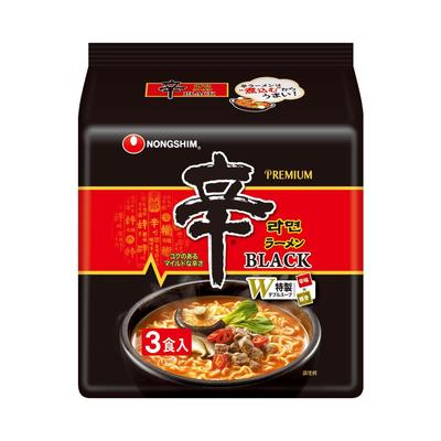 Shin Ramen Series of Shin Ramen Black (Set 18, (18 Servings))