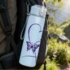 1PC Purple Butterfly Thin Heart 750ml Color Plastic Sports Water Bottle Leakproof Flip Straw Lid Suitable for Sports Office Home Use
