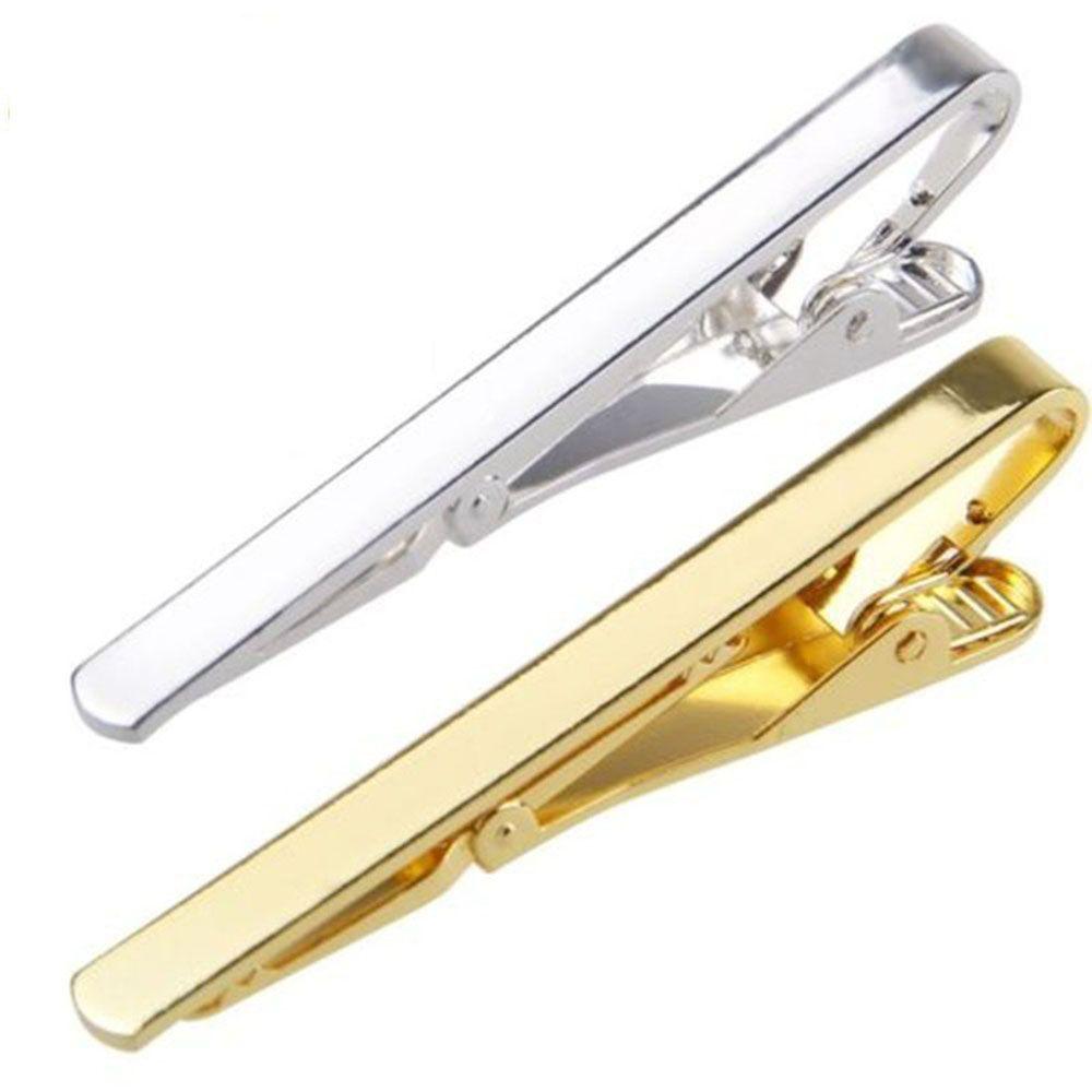 Hot Sale Simple Silver Gold Toned Practical Metal Tie Clip Pin for Men Gift Suit Clip Necktie Clasp