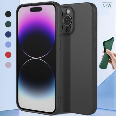 Flexible Liquid Silicone Case For iPhone SE 2024 15 14 13 Pro Max 13Mini Protective Cover Bumper Fundas Coque Shell Capa
