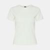 Tee shirt coton col rond manches courtes Femme PIECES