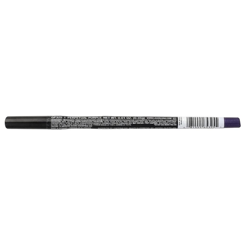 L.A. Girl, Ultimate Eye, Intense Stay Automatic Eyeliner, GP325 Perpetual Purple, 0.35g (0.01oz)