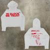 Womens Y2K Oversized Hoodie Cartoon Graphic Print Streetwear Casual Sweatshirt