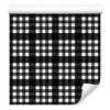 Wallpaper Black and White Checkered Gray, Graphite Center 50x1000
