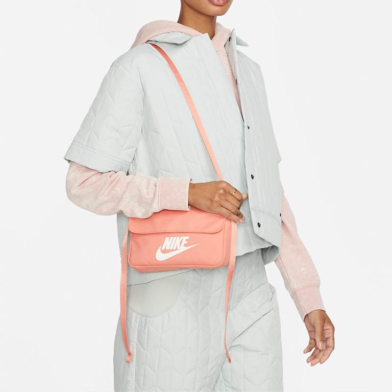 Nike Polyester Shoulder Bag Crossbody Bag Regular Women's Light Wisteria Root Umber Casual CW9300-824