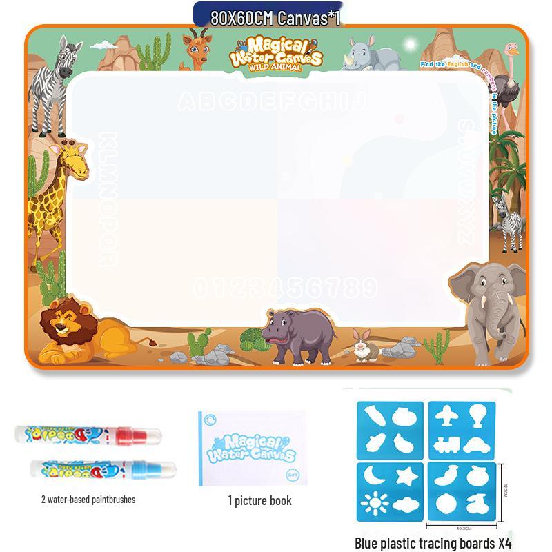 Magic Water Canvas: Children's Colorful Doodle Mat & Drawing Board