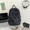 Versatile Polka Dot Women's Backpack Lightweight Nylon Backpack Bag School Bag For Students Travel Use