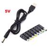 USB to DC 5V 9V 12V Power Cable for Router Speaker USB to DC Jack Charging Cable Power Cord Plug Connector Adapter
