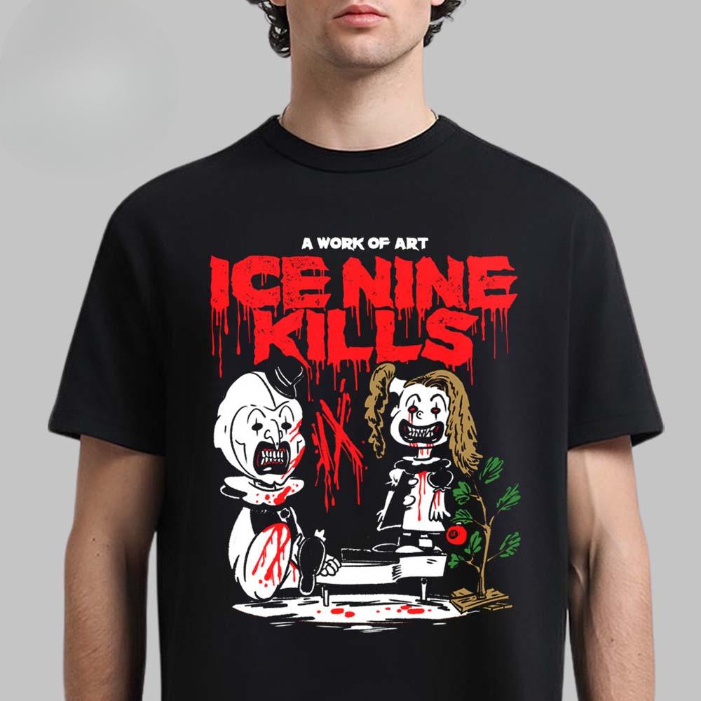 2026 New Ice Nine Kills Cotton Band Shirt Unisex Summer Short Sleeve Fashion Brand Tee Luxury Casual Vintage Tshirt