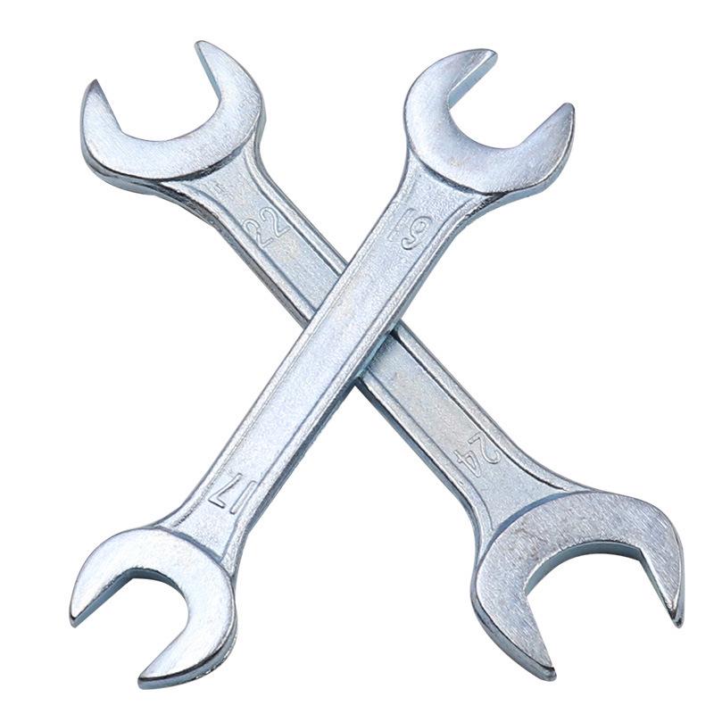 Galvanized Dual-Purpose Metric Double Open-End Wrench for Auto Repair