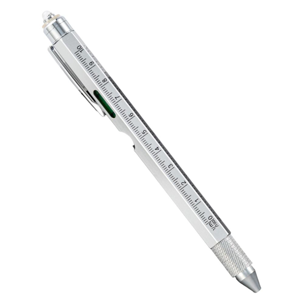 9 in 1 Ballpoint Pen Portable Measure Technical Ruler Handheld Screwdriver Tool  Carpenter Work