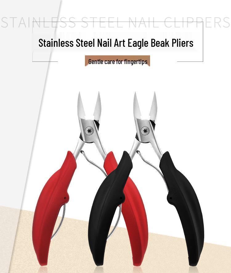 Cliper Profesional pentru Unghii Încarnate, Clește Oblic Ascuțit pentru Paronichie și Inflamație