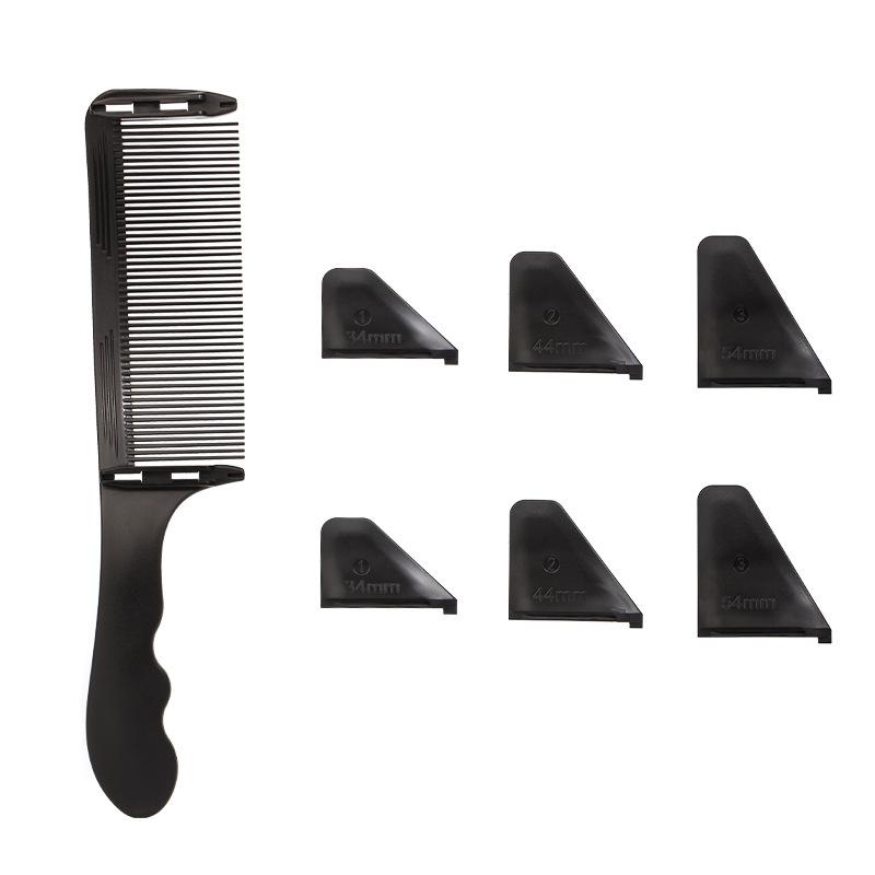 New Style Professional Barber Hair Cutting Curved Positioning Comb Adjustable S Arc Design Hair Clipper Comb Hairdresser Tools