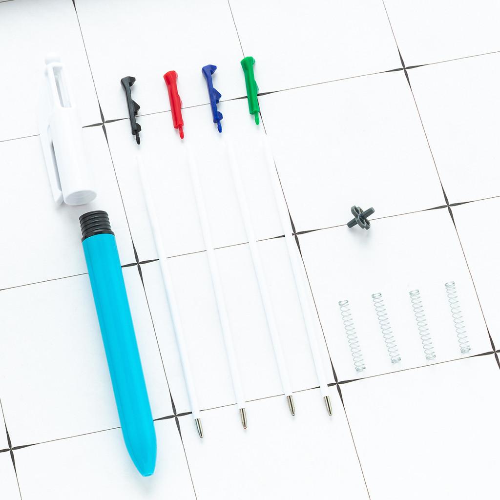 Multicolor Push Pen With Bullet Tip For Students And Office Use