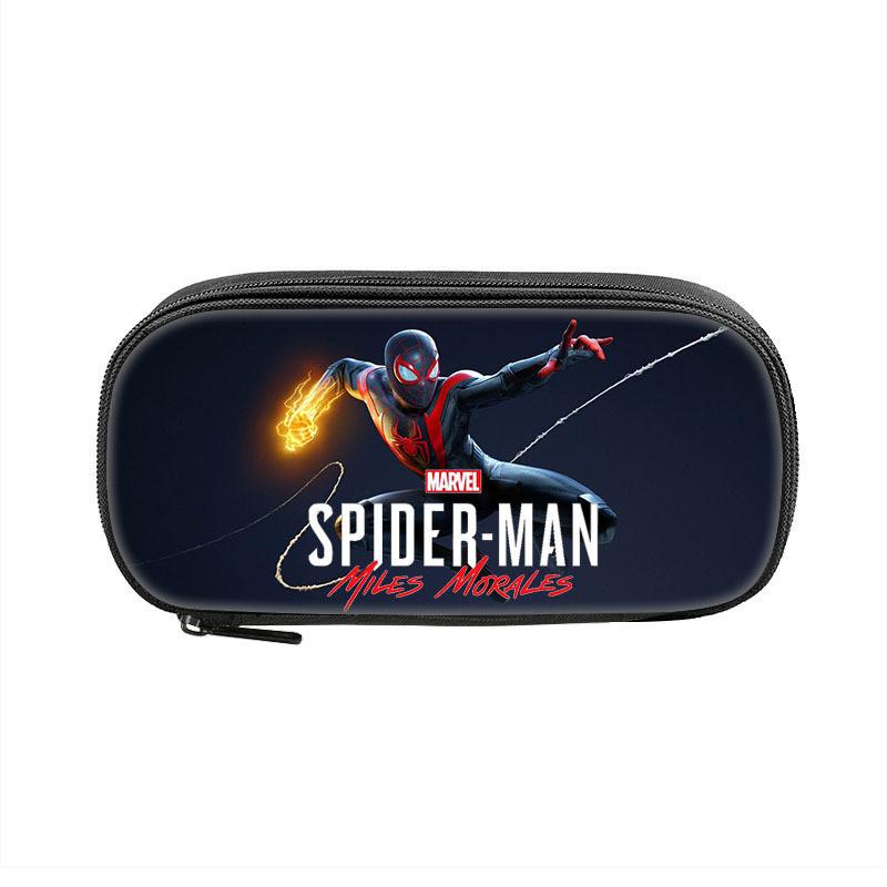 Spiderman Miles Morales Pencil Case With Polyester Material For Students And Gift Use