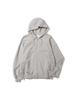Soundslife Elbow Tucked Sweat Hoodie Zip-Up Melange Gray