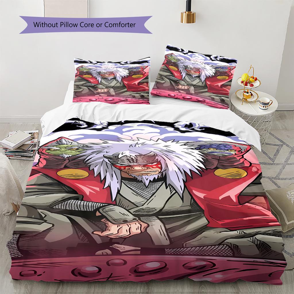 Cartoon Pattern Bedding Quilt Set Quilt Cover Pillowcase Home Decoration Birthday Gift (1 * Duvet Cover + 2 * Pillowcase, Without Core)