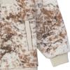 Women's Jacket Vans Tie Dye Print Zippers Fleece Lined Multi Pocket Jacket Women's Gray White