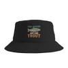 Fish Around And Find Trout Fishing Fishermen Bucket Hat  Hip Hop Fisherman Caps Portable Beach Travel Sun Hats For Unisex  Cap
