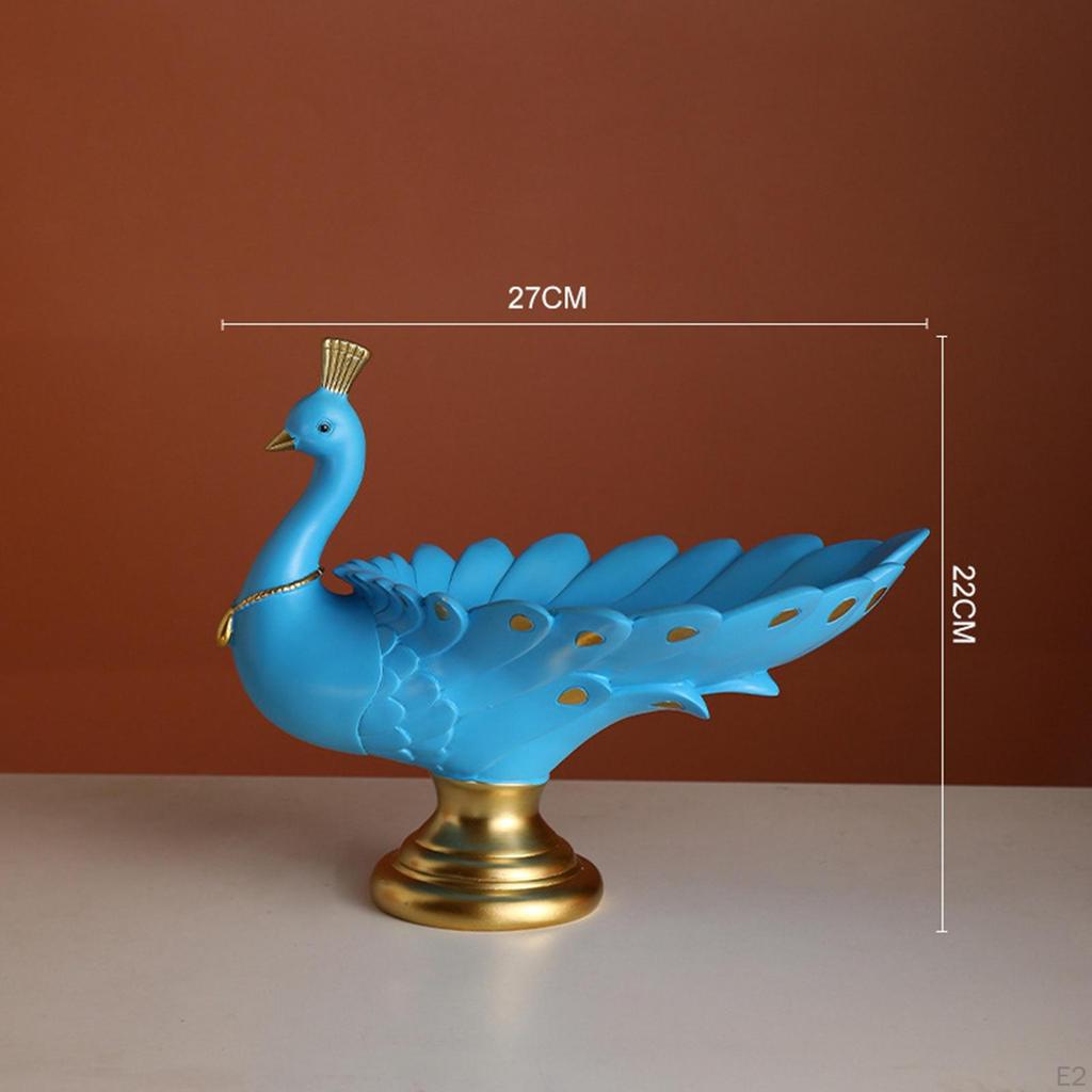 Chic Bird Sculpture, Organizer, Animal, Statue for Gift Desk Trinkets Modern Decor