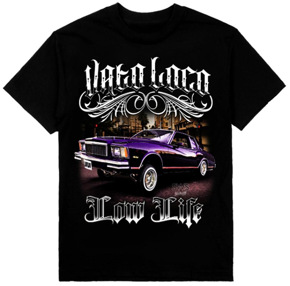 

Vato Loco Low Rider Monte Carlo T-Shirt Print On Shaka Wear Heavyweight Tee Unisex T-Shirt L