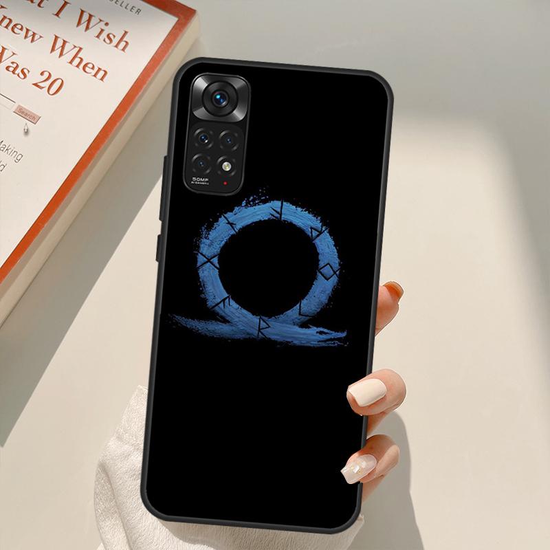 Kratos God of War Case For Xiaomi Redmi Note 11 Pro 8 9 11S 10S 9S Note 10 Pro Cover For Redmi 10 10C 9A 9C