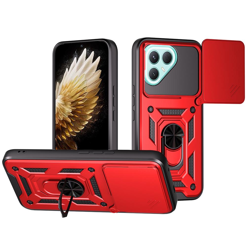 Armor Holder Funda for Tecno Pova 7 Pro 5G Case Cover Slide Camera Protection Ring Stand Shockproof Back Capa Funda