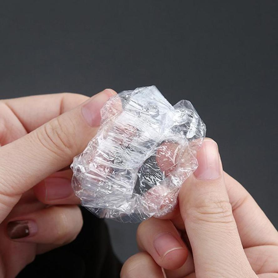 100 Pcs Disposable Hairdressing Earmuffs Salon Clear Ear Cover Ear Protection Hair Dye Protect Cap Hair Color Styling Tool