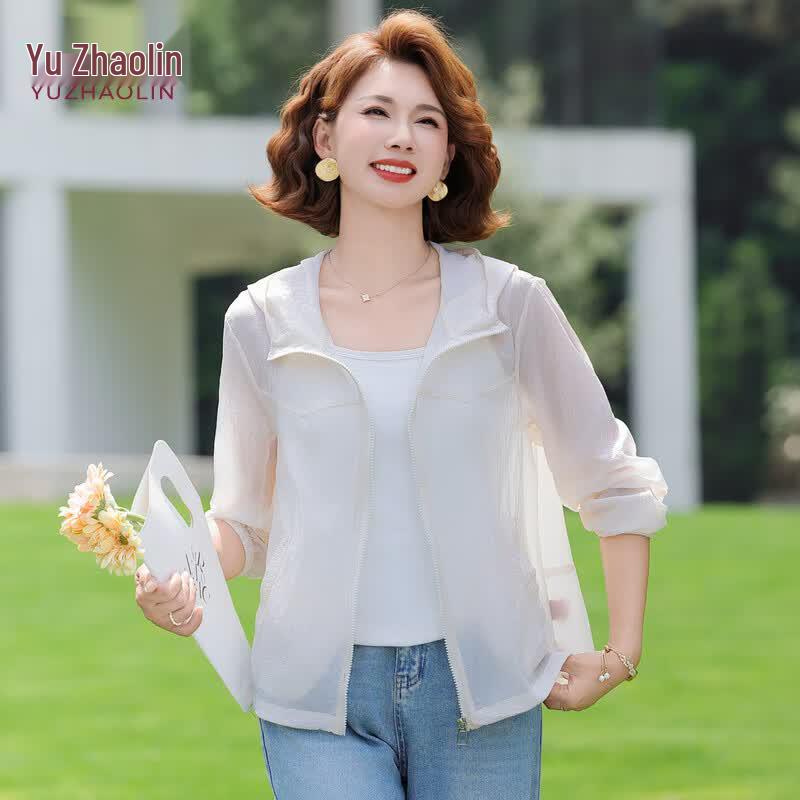 YUZHAOLIN Women s Hooded Sun Protection Jacket 4XL