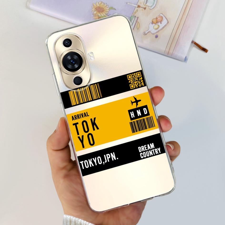 For Huawei Nova 11 Case 2023 Fashion Transparent Silicone Soft Phone Back Cover For Huawei Nova11 Ultra GOA-AL80 Nova 11Pro Capa