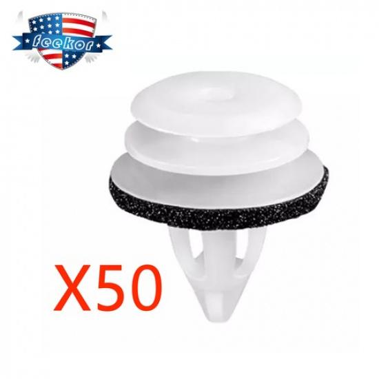 50 Pcs Door Panel Lining Retainer Clips For BMW 51-41-8-224-768