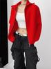 Chic Korean Double Zipper Lapel Sweater: Casual Autumn Loose Cardigan