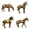 Miniature Horse Figurine   Alloy Statue For Desk Book Shelf Display Decorative Accent  Figurine
