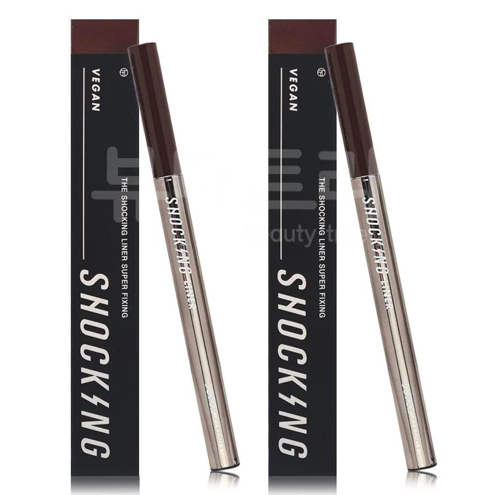 Tony Moly The Shocking Vegan Liner Superfixing 02 Brown x 2