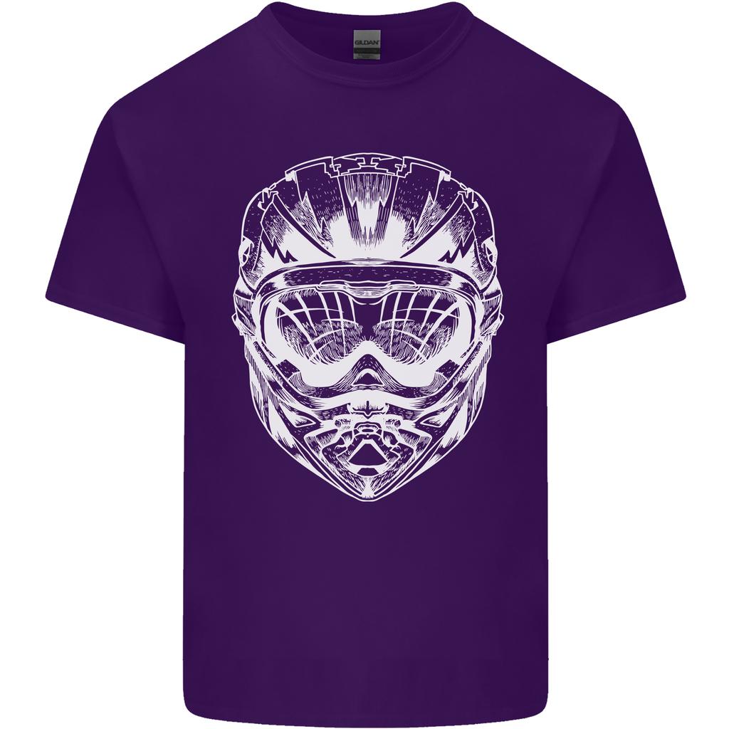 Downhill Mountain Biking Helmet DH MTB Unisexs Light Cotton TShirt