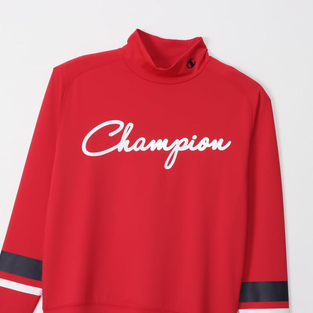 Koszulka z długim rękawem, antybakteryjna i szybkoschnąca, z nadrukiem UV, z długim rękawem, z nadrukiem logo, czerwona [Champion], z rękawem, odporna, do suszenia, elastyczna,