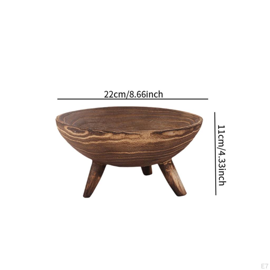 3-Legged Flower Pot, Versatile for Plants, Stable Base, Fruit Bowl