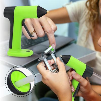 Cordless Hot Glue Pistol With 30s Preheat, Auto Shut-Off, Anti-drip Nozzle, And 20 Premium Glue Sticks, 2000mAh Type-C Rechargeable