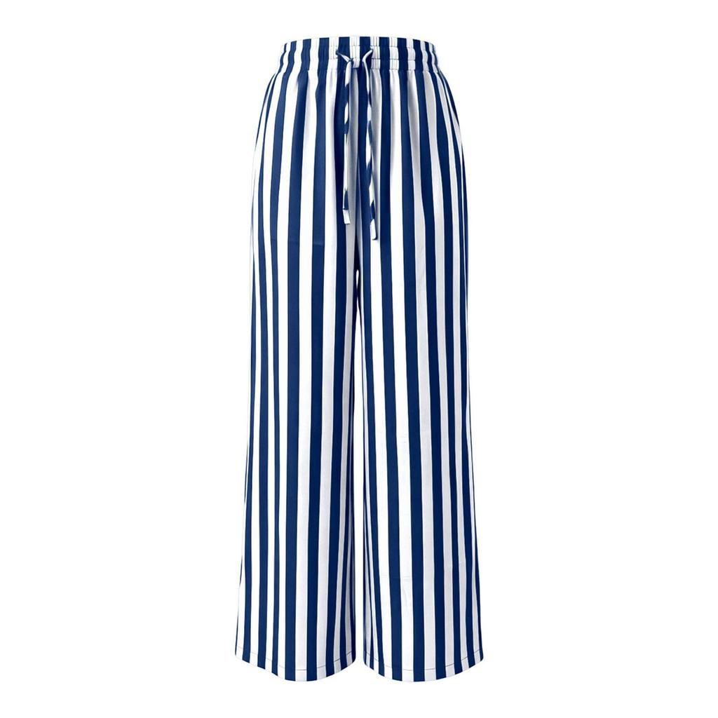 Women's Casual Straight Leg Jogger Pants Loose Fit with Elastic Cuffs for Summer