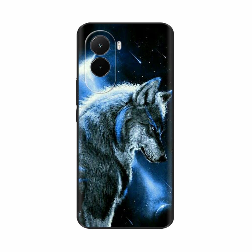 Phone Case For Xiaomi Poco M7 4G Case Soft Silicone TPU Back Cover For Poco M7 Pro 5G Case Ultra Thin Flower Skull Painted Cases