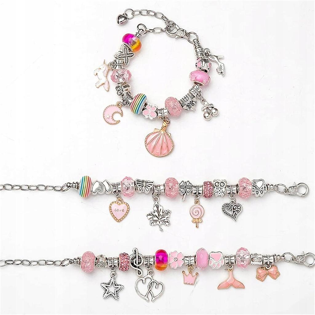 Kit for making bracelets, necklaces, pendants, bags, beads, charms