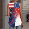 Womens Tank Tops Sleeveless Loose Fit Tops V Neck Pleated Shirts Basic Tees