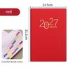 2026 One Page Per Day Planner - English, Spanish, Portuguese Diary Calendar