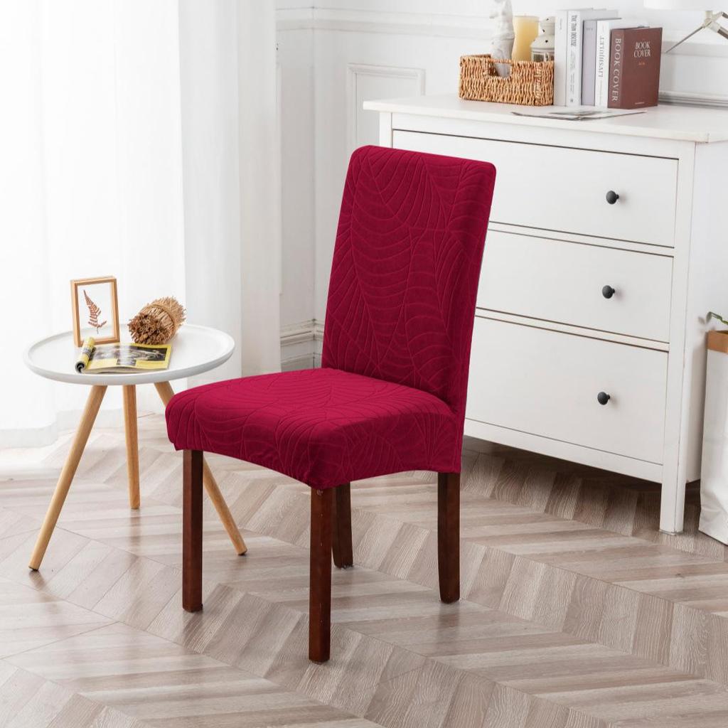 Waterproof High-Back Dining Chair Cover - Soft, Comfortable, Silky, Skin-Friendly Fabric