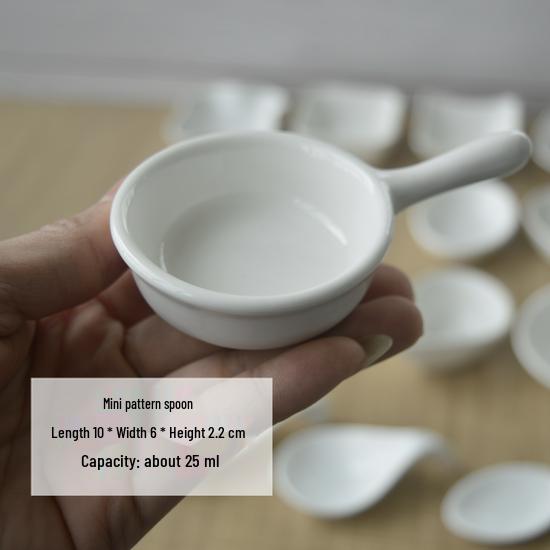Multi-Compartment Ceramic Seasoning and Dipping Dishes for Soy Sauce, Vinegar, and Mustard
