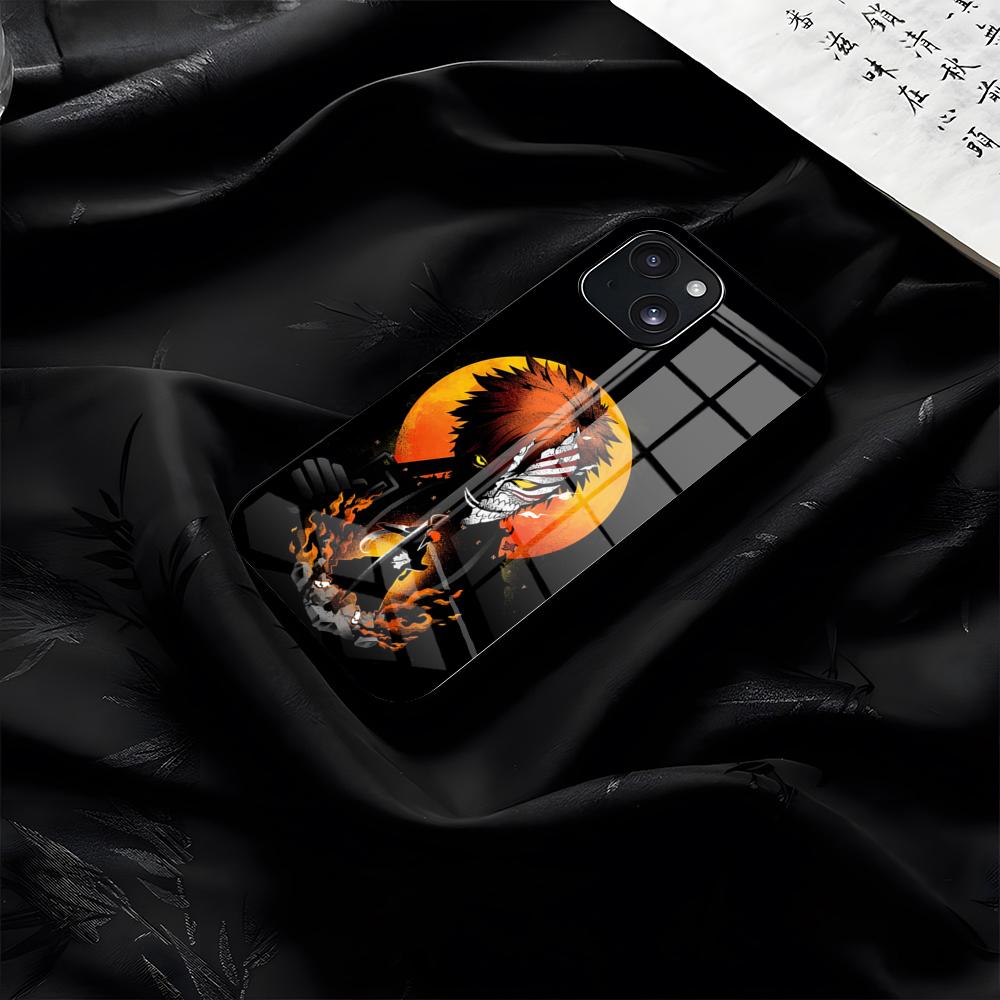 

B-Bleach Phone Case For IPhone 17 Pro Max 16 15 14 Pro Max 13 11 Plus Glass Cover iPhone 12 Pro Max