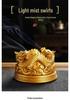 Agarwood Coil & Laoshan Sandalwood Incense Burner for Home, Bathroom, Aromatherapy, and Deodorizing with Mugwort Incense for Buddha Offerings